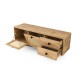 TV Stand Hapsiyas 140 Oak
Black Hanah Home TV Stand Hapsiyas 140 Oak
Black