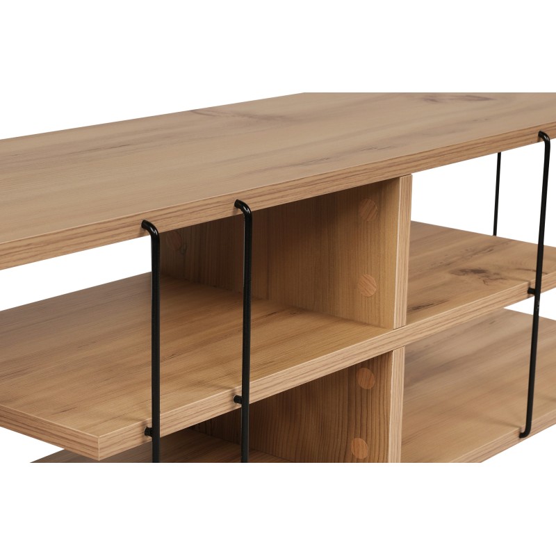 Έπιπλο Τηλεόρασης - Eze - Χρώμα Δρυς - 120x30x45εκ