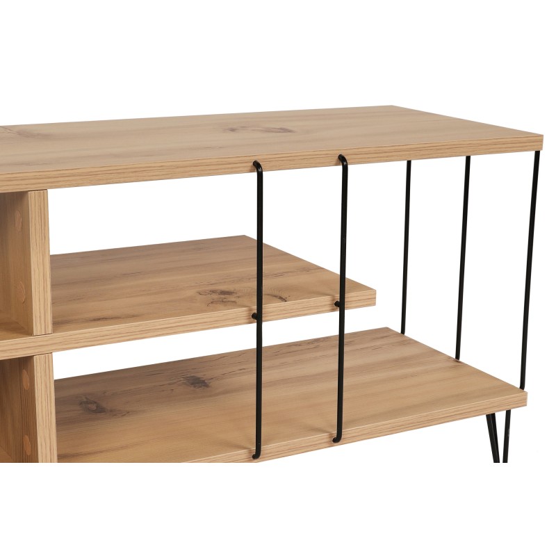 Έπιπλο Τηλεόρασης - Eze - Χρώμα Δρυς - 120x30x45εκ