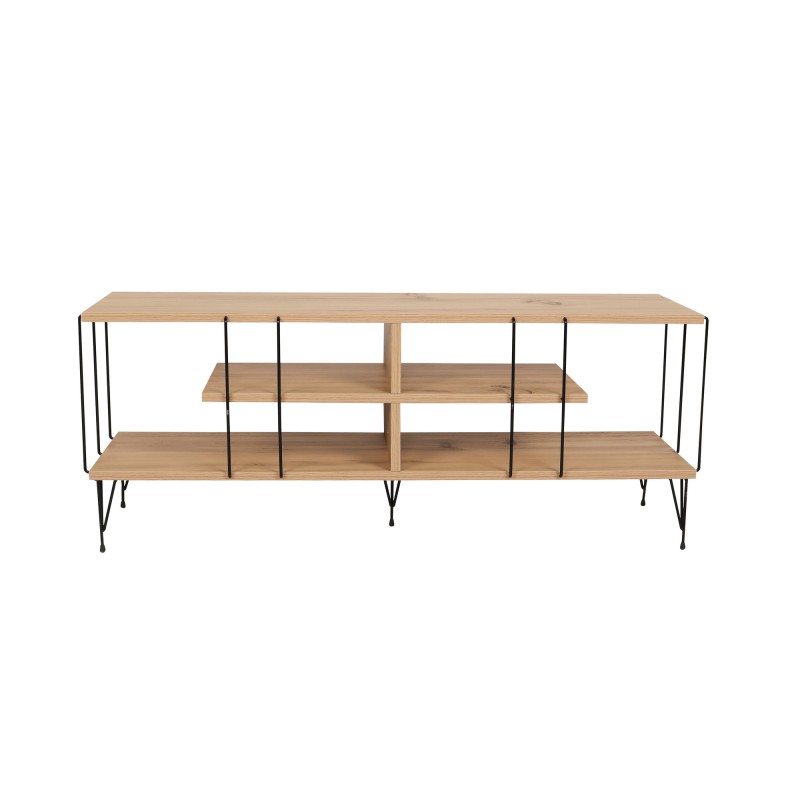 Έπιπλο Τηλεόρασης - Eze - Χρώμα Δρυς - 120x30x45εκ