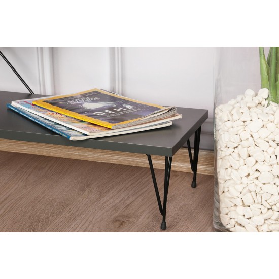 Έπιπλο Τηλεόρασης Street - Χρώμα Ανθρακί - 120x30x40εκ Έπιπλο Τηλεόρασης Street - Χρώμα Ανθρακί - 120x30x40εκ