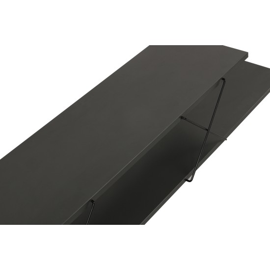 Έπιπλο Τηλεόρασης Street - Χρώμα Ανθρακί - 120x30x40εκ Έπιπλο Τηλεόρασης Street - Χρώμα Ανθρακί - 120x30x40εκ