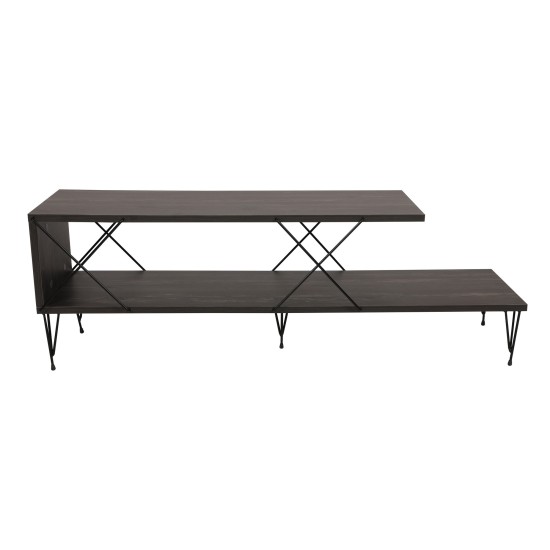 Έπιπλο Τηλεόρασης Street - Χρώμα Σκούρο Καφέ- 120x30x40εκ Έπιπλο Τηλεόρασης Street - Χρώμα Σκούρο Καφέ- 120x30x40εκ