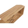 Έπιπλο Τηλεόρασης - Zigzag - Χρώμα Φυσικό Δρυς - 120x30x40εκ
