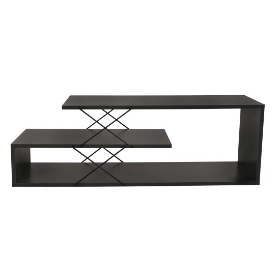 Έπιπλο Τηλεόρασης - Zigzag - Χρώμα Ανθρακί - 120x30x40εκ Έπιπλο Τηλεόρασης - Zigzag - Χρώμα Ανθρακί - 120x30x40εκ