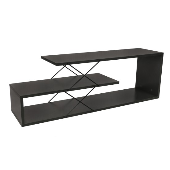 Έπιπλο Τηλεόρασης - Zigzag - Χρώμα Ανθρακί - 120x30x40εκ Έπιπλο Τηλεόρασης - Zigzag - Χρώμα Ανθρακί - 120x30x40εκ