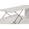 Έπιπλο Τηλεόρασης - Zigzag - Χρώμα Λευκό - 120x30x40εκ