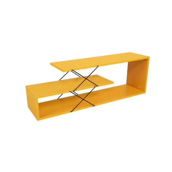 Έπιπλο Τηλεόρασης - Zigzag - Χρώμα Κίτρινο - 120x30x40εκ Έπιπλο Τηλεόρασης - Zigzag - Χρώμα Κίτρινο - 120x30x40εκ