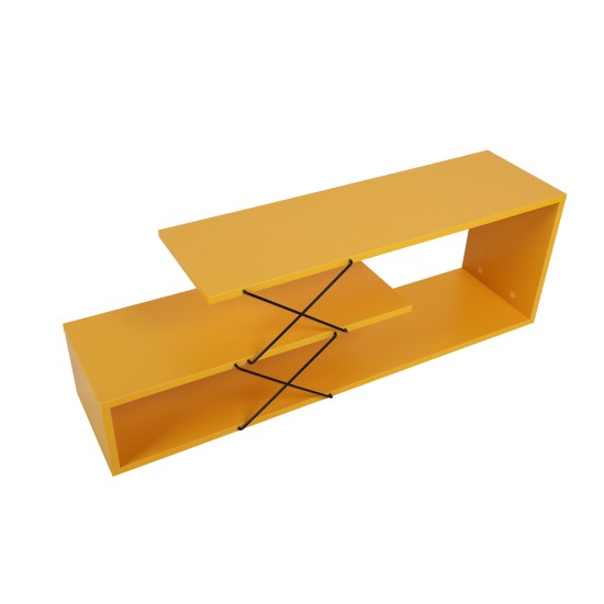 Έπιπλο Τηλεόρασης - Zigzag - Χρώμα Κίτρινο - 120x30x40εκ Έπιπλο Τηλεόρασης - Zigzag - Χρώμα Κίτρινο - 120x30x40εκ