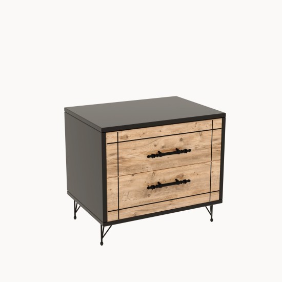 Nightstand Night - Atlantic Pine Oak
Black Hanah Home Nightstand Night - Atlantic Pine Oak
Black