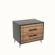 Hanah Home Nightstand Night - Walnut Walnut
Black