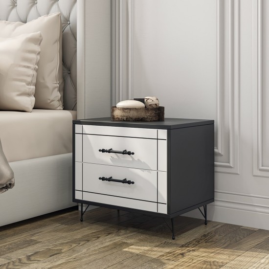 Nightstand Night - White White
Black Hanah Home Nightstand Night - White White
Black