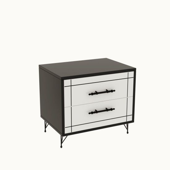 Nightstand Night - White White
Black Hanah Home Nightstand Night - White White
Black