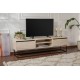 TV Stand Escape 180 -Black, Travertine Travertine Black TV Stand Escape 180 -Black, Travertine Travertine Black