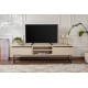 TV Stand Escape 180 -Black, Travertine Travertine Black TV Stand Escape 180 -Black, Travertine Travertine Black