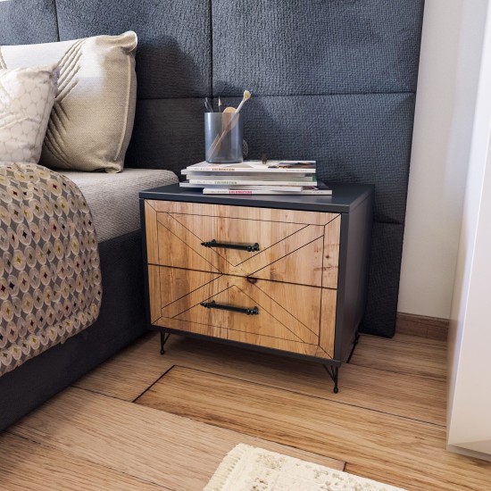 Nightstand Felicita Anthracite
Oak Hanah Home Nightstand Felicita Anthracite
Oak