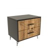 Hanah Home Nightstand Felicita Anthracite
Oak