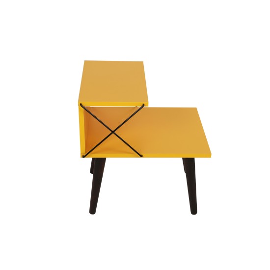 Κομοδίνο Cross - Χρώμα Κίτρινο - 50x40x55εκ Hanah Home Nightstand Cross - Yellow Yellow