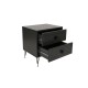 Nightstand Luna - Anthracite Anthracite Hanah Home Nightstand Luna - Anthracite Anthracite
