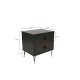 Nightstand Luna - Anthracite Anthracite Hanah Home Nightstand Luna - Anthracite Anthracite