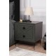 Nightstand Luna - Anthracite Anthracite Hanah Home Nightstand Luna - Anthracite Anthracite