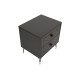 Nightstand Luna - Anthracite Anthracite Hanah Home Nightstand Luna - Anthracite Anthracite