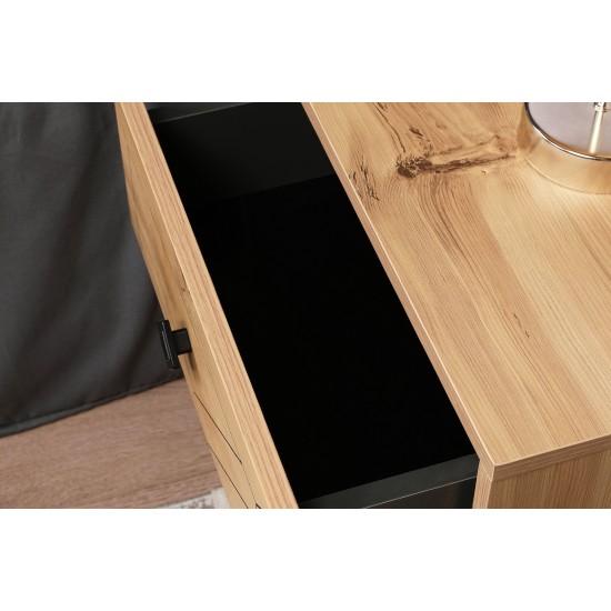 Nightstand Luna - Pine Pine Hanah Home Nightstand Luna - Pine Pine
