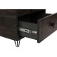 Nightstand Luna - Dark Brown Dark Brown Hanah Home Nightstand Luna - Dark Brown Dark Brown