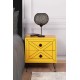 Nightstand Luna - Yellow Yellow Hanah Home Nightstand Luna - Yellow Yellow