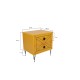 Nightstand Luna - Yellow Yellow Hanah Home Nightstand Luna - Yellow Yellow