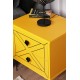 Nightstand Luna - Yellow Yellow Hanah Home Nightstand Luna - Yellow Yellow