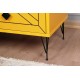 Nightstand Luna - Yellow Yellow Hanah Home Nightstand Luna - Yellow Yellow