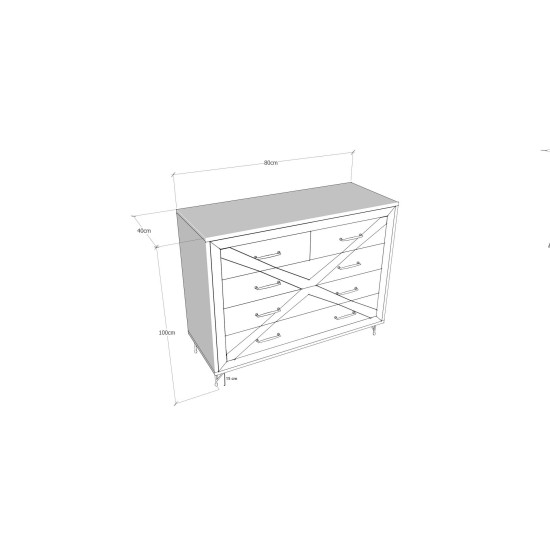 Dresser Comfort Anthracite
Oak
