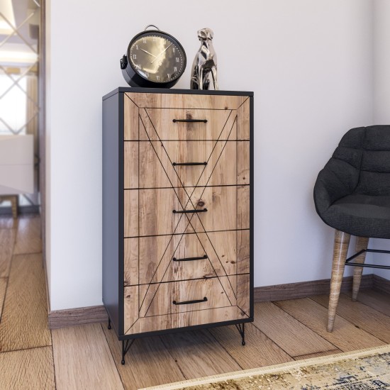 Hanah Home Dresser Planet Anthracite
Oak