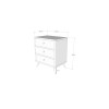 Hanah Home Dresser Liza White
Walnut