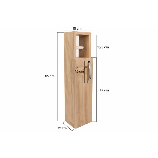 Bathroom Cabinet Star - Oak Oak Hanah Home Bathroom Cabinet Star - Oak Oak