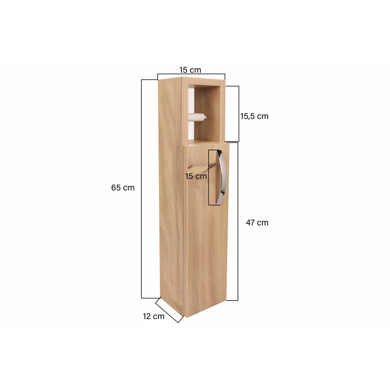 Hanah Home Bathroom Cabinet Star - Oak Oak