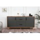 Μπουφές Cordoba 160x77x40 Καρυδί Ανθρακί Μπουφές Cordoba 160x77x40 Καρυδί Ανθρακί