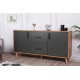 Μπουφές Cordoba 160x77x40 Καρυδί Ανθρακί Μπουφές Cordoba 160x77x40 Καρυδί Ανθρακί