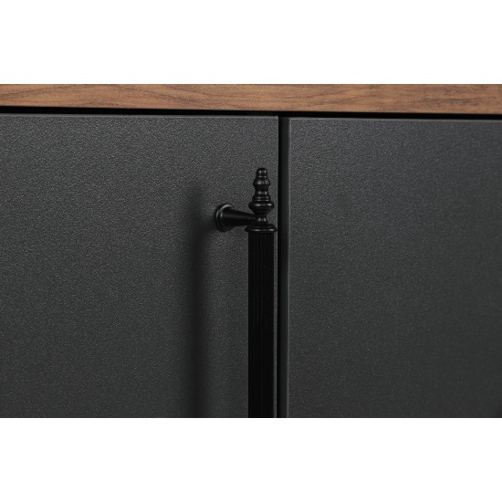 Μπουφές Cordoba 160x77x40 Καρυδί Ανθρακί Μπουφές Cordoba 160x77x40 Καρυδί Ανθρακί