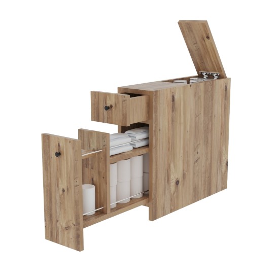Ντουλάπι Μπάνιου 19x60x55εκ Calencia - Χρώμα Oak Δρυς