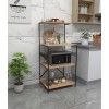 Hanah Home Multi Purpose Cabinet Anemon - Black, Pine Black
Pine