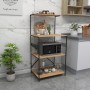 Multi Purpose Cabinet Anemon - Black, Pine Black
Pine