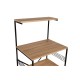 Hanah Home Multi Purpose Cabinet Anemon - Black, Pine Black
Pine
