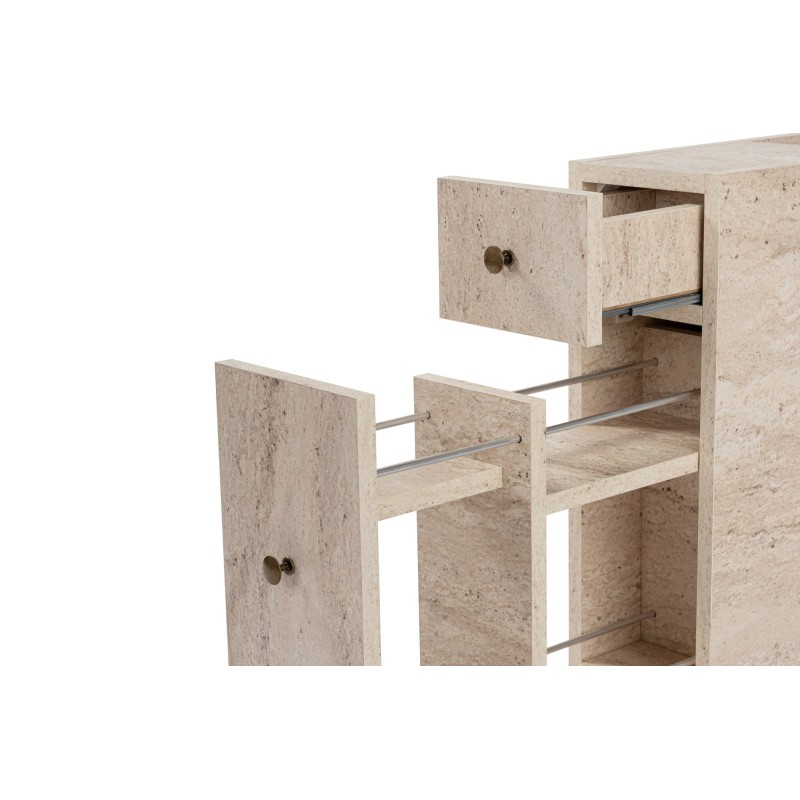 Ντουλάπι Μπάνιου 20x55x60εκ - Calencia - Χρώμα Travertine Μπεζ