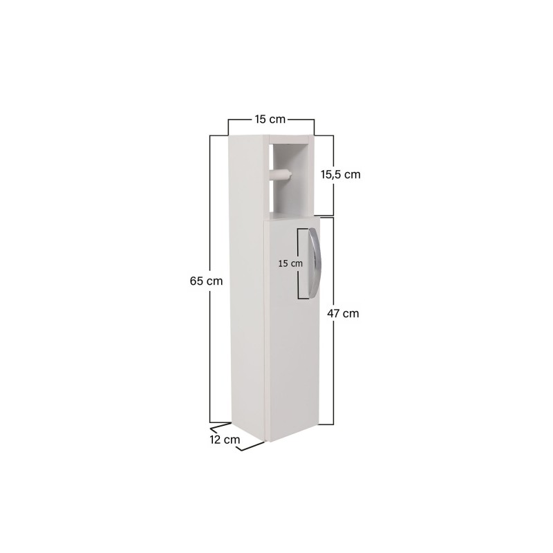 Hanah Home Bathroom Cabinet Star - White White