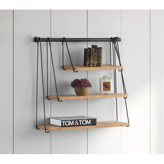 Wall Shelf Zihon Pine Hanah Home Wall Shelf Zihon Pine