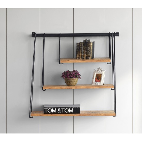 Wall Shelf Zihon Pine Hanah Home Wall Shelf Zihon Pine