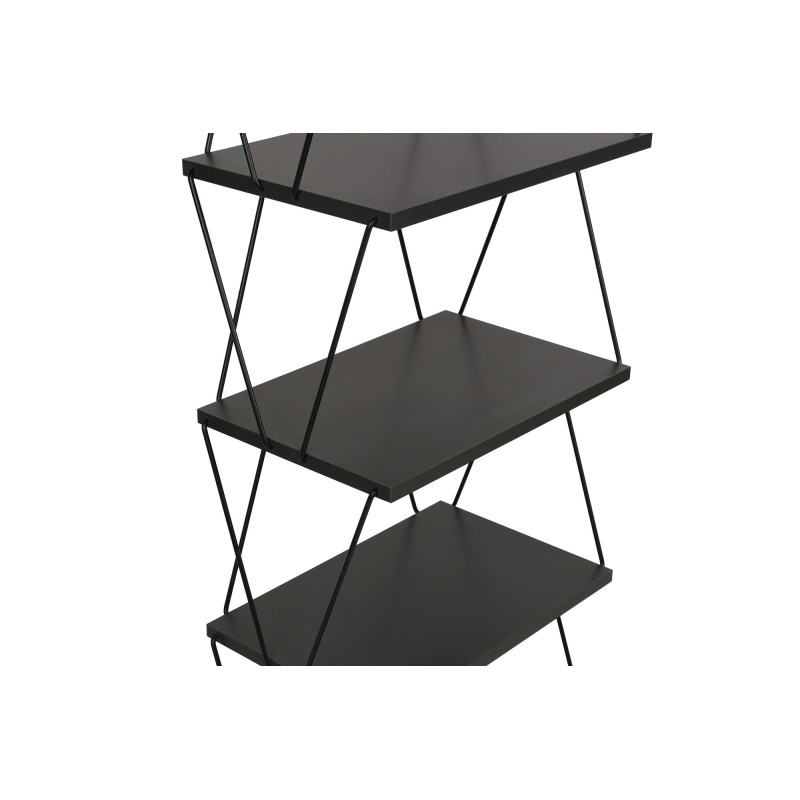 Βιβλιοθήκη Balaban 48x31x165εκ - Ανθρακί