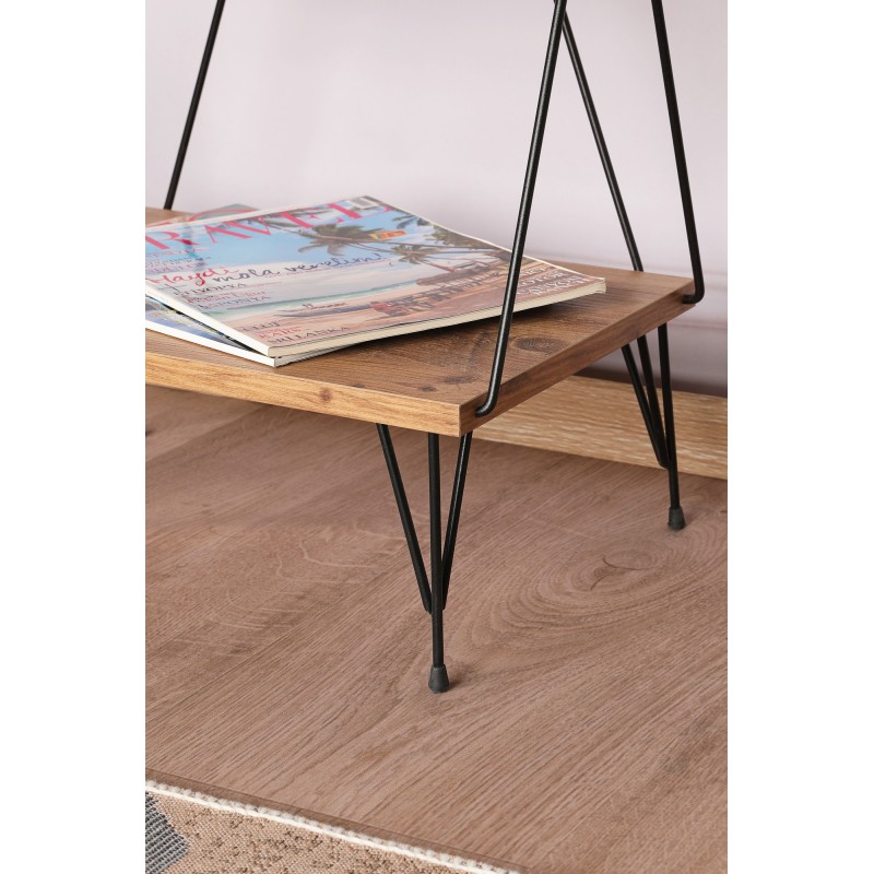 Βιβλιοθήκη - Balaban - Χρώμα Πεύκο - 48x31x165εκ